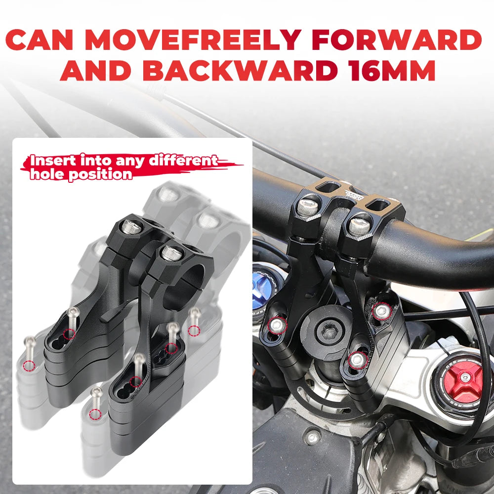 CNC Handlebar Riser Bracket for Surron Light Bee & Talaria Sting Handlebar Riser Bracket Nixie