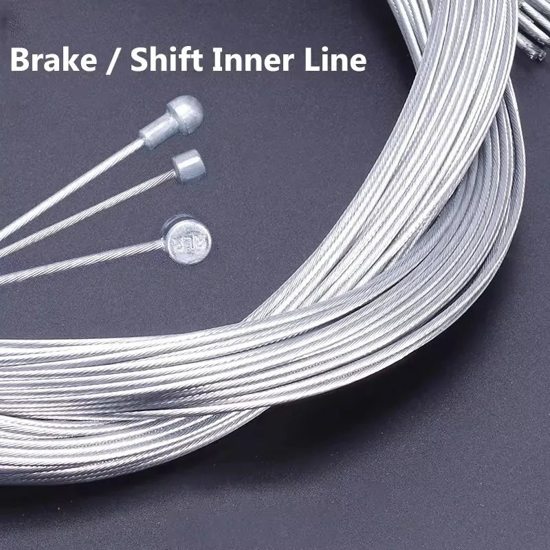 Stainless Steel MTB Bike Brake & Shift Inner Cable 2100mm Bike Brake Cable Nixie