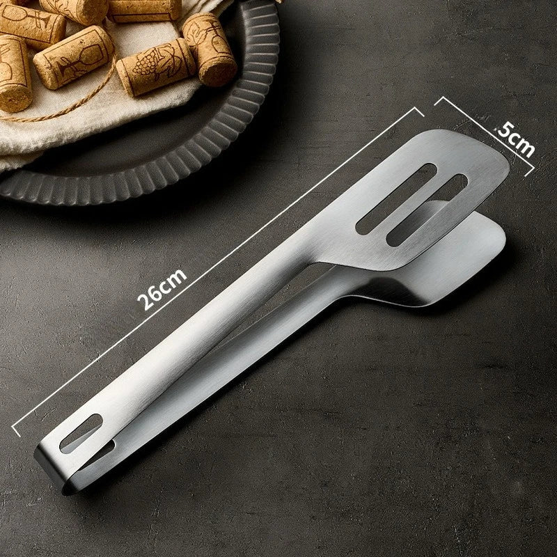 Stainless Steel BBQ Food Clip Kitchen Tongs for Grilling Kitchen Tongs Nixie 1PC