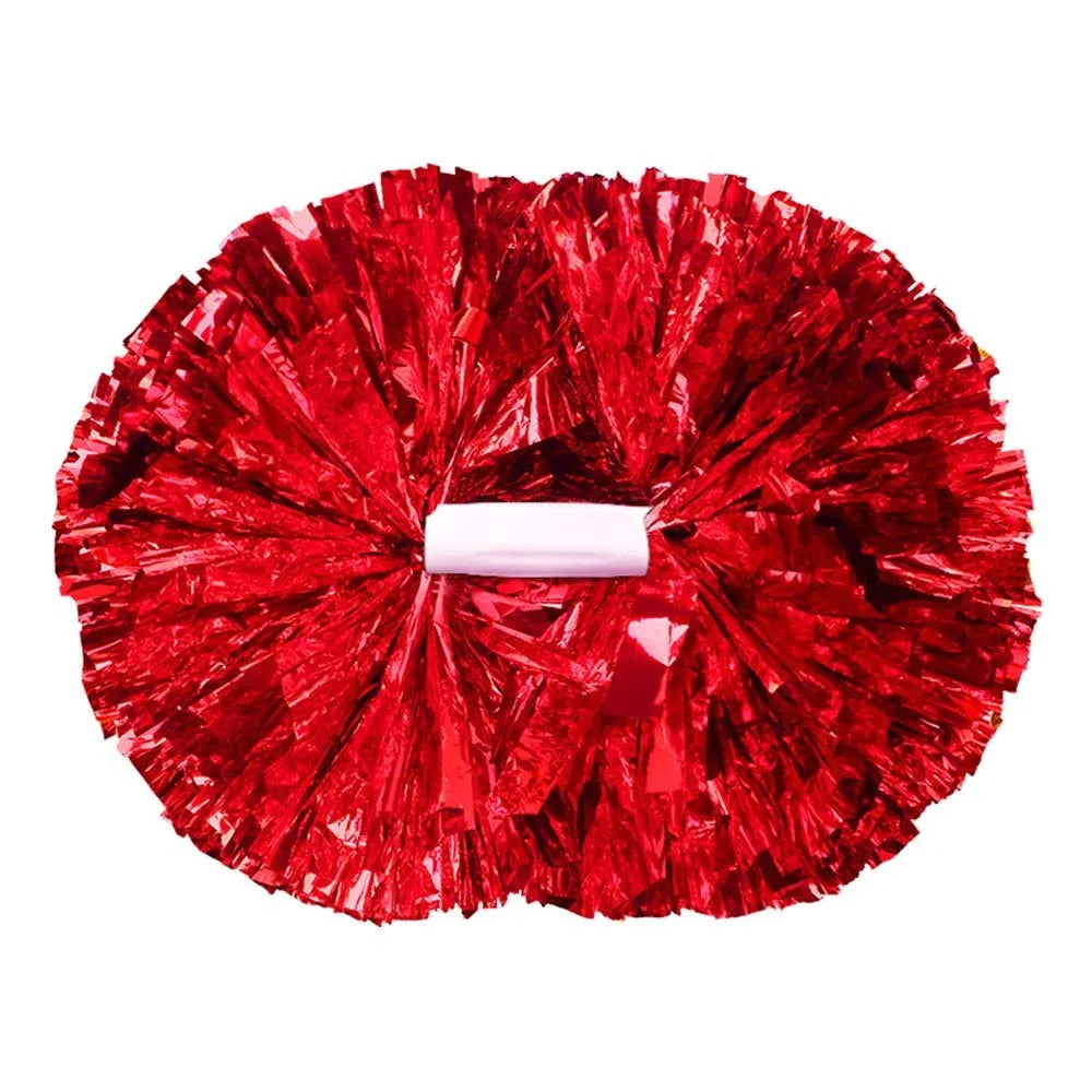 Colorful Cheerleader Pom Poms 30x37cm Dance & Party Props Cheerleader Pom Poms Nixie Red