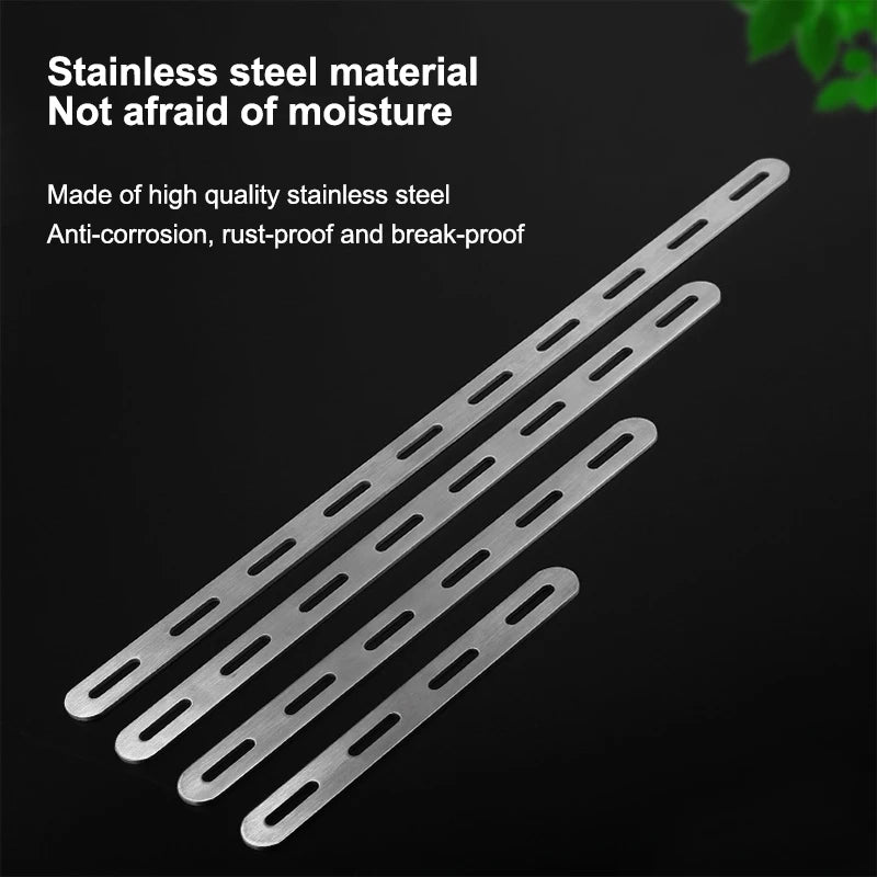 Stainless Steel Flat Corner Bracket Mending Plate for Furniture Corner Bracket Plate Nixie