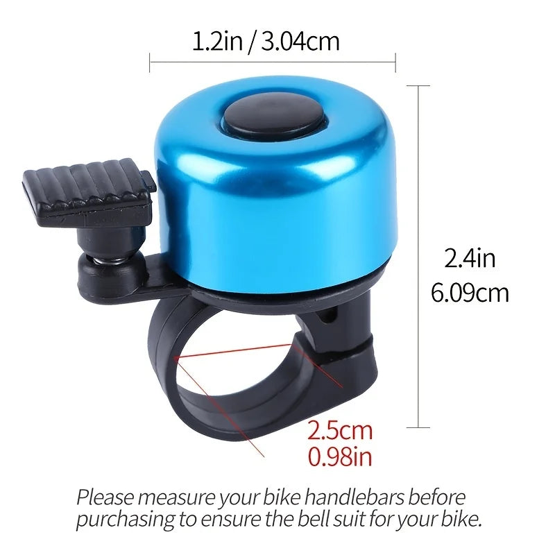 BUCKLOS Q-Shape Aluminum Bicycle Bell – Loud Clear Sound Bicycle Bell Nixie