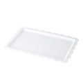 Elegant Plastic Cake Display Tray for Wedding & Party Events Cake Display Tray Nixie White