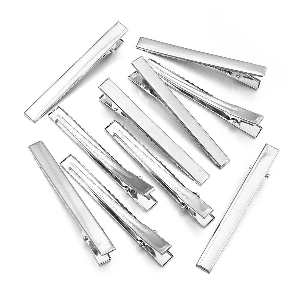 Metal Duckbill Alligator Hair Clips Flat Hairpins 20-50pcs