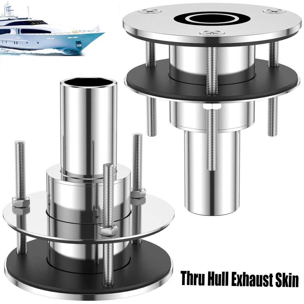 Thru Hull Exhaust Skin Fitting 24mm Pipe Socket – Diesel Heater Exhaust Skin Fitting Nixie
