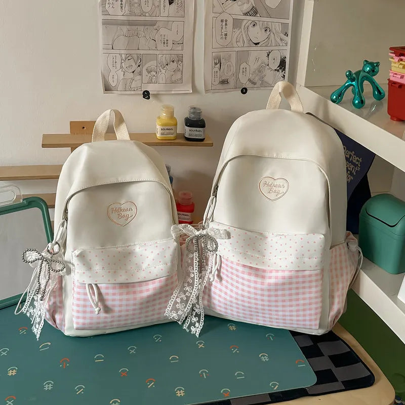 Waterproof Nylon Backpack for Women & Girls | Campus School Bag Women's Campus Backpack Nixie
