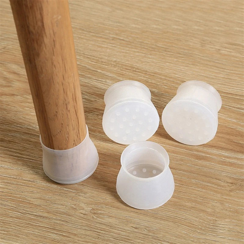 20pcs Silicone Chair Leg Floor Protectors | Table Feet Pad Covers Floor Protector Caps Nixie