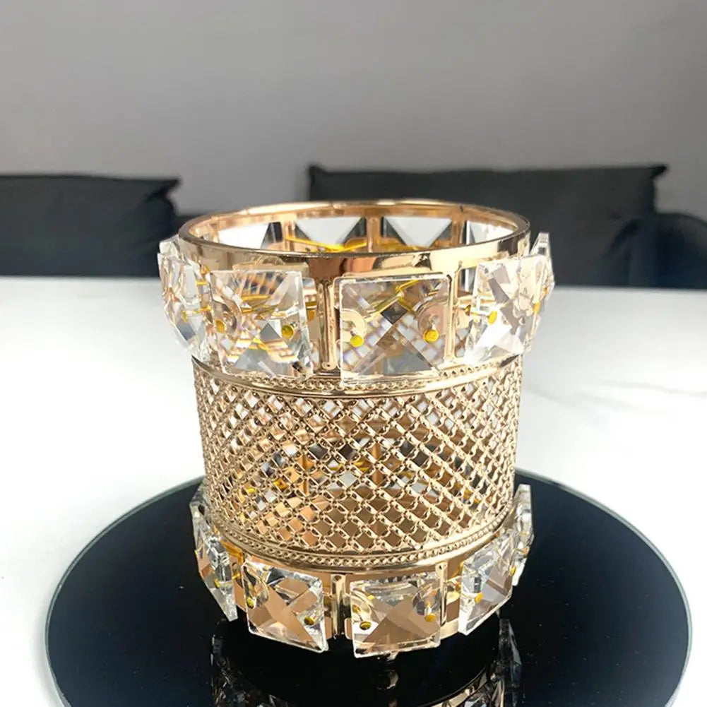 Rhinestone Pen Holder – Clear Elegant Desktop Organizer Desktop Pen Organizer Nixie
