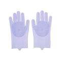 Pet Grooming Silicone Gloves – Dog & Cat Bath Hair Remover