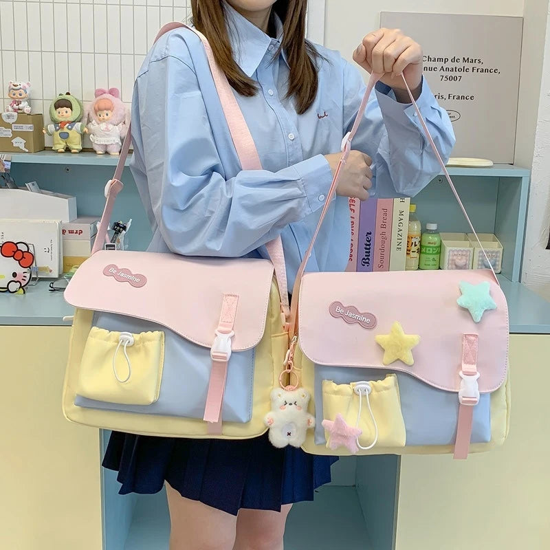 Japanese Style Nylon Sling Bag – Trendy Women's Crossbody Crossbody Sling Bag Nixie
