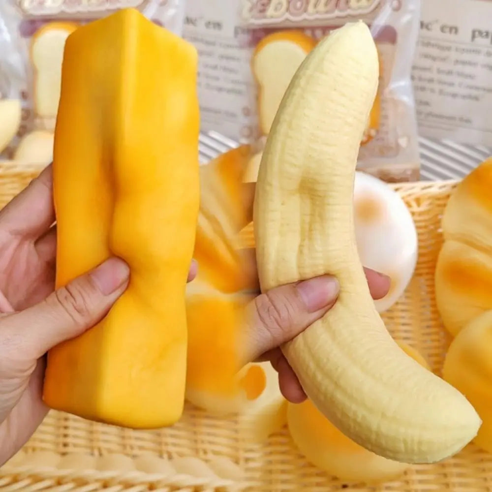 Slow Rising Banana Squeeze Toy – Sensory Fidget for Adults Squishy Fidget Toy Nixie