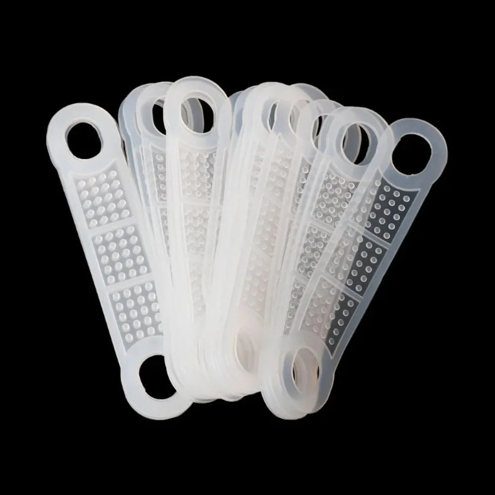 10PCS Silicone Anti-Slip Strips for Clothes Hangers | Non-Slip Pads Hanger Anti-Slip Strips Nixie