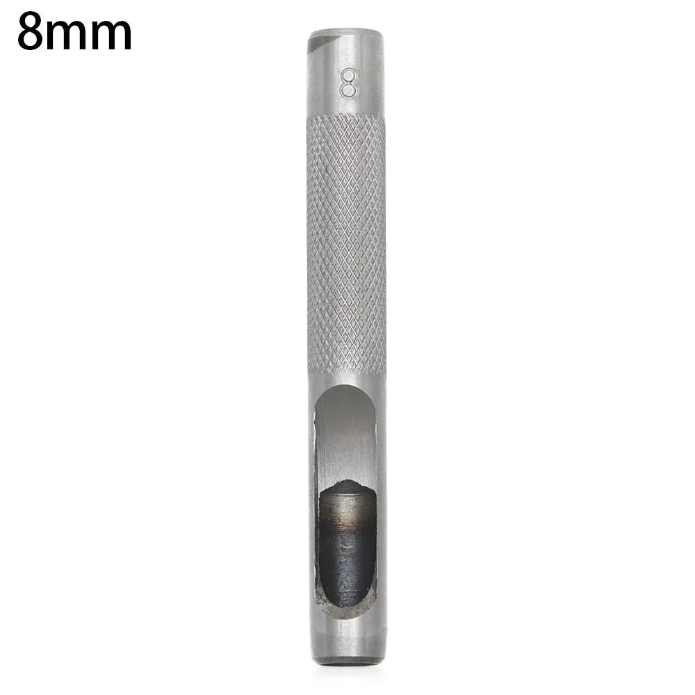 Round Steel Leather Hole Punch 1mm–10mm | Carbon Steel Tool