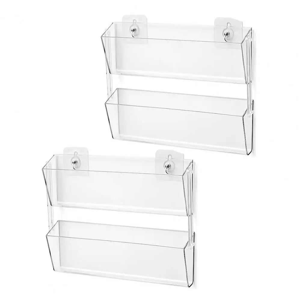 Acrylic Wall-Mounted Brochure & Business Card Holder Rack Brochure Holder Rack Nixie 4pcs China