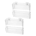 Acrylic Wall-Mounted Brochure & Business Card Holder Rack Brochure Holder Rack Nixie 4pcs China