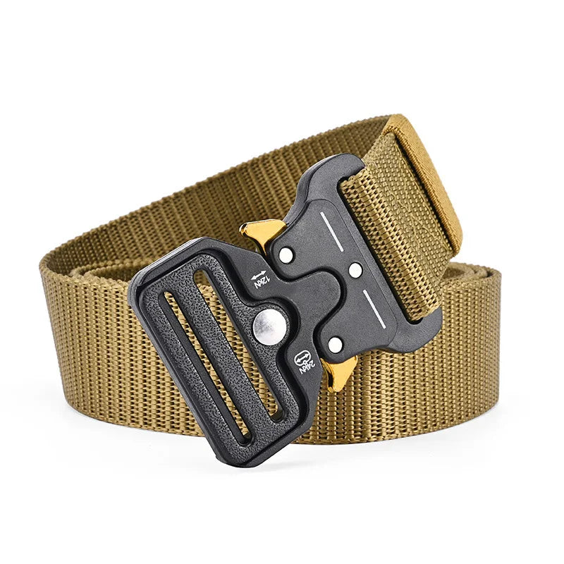 Tactical Nylon Canvas Woven Belt – Unisex Outdoor Trouser Belt Tactical Canvas Belt Nixie