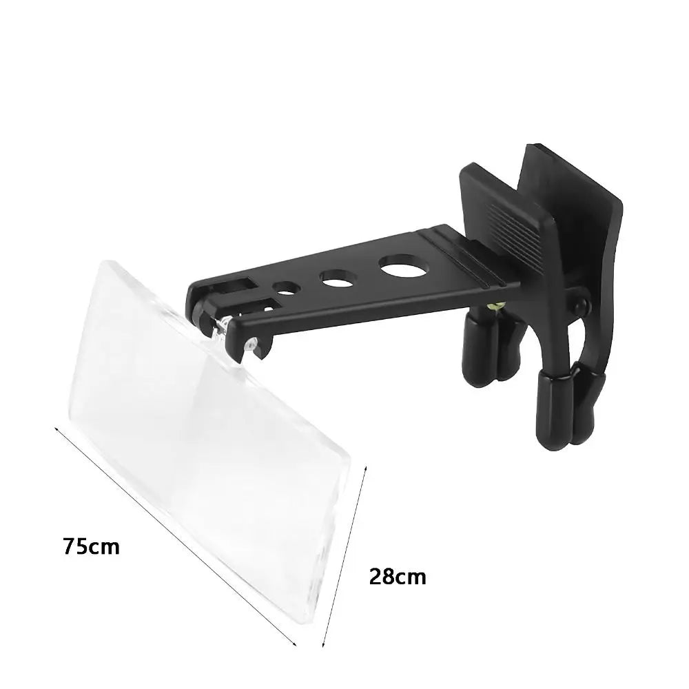 Clip-On LED Magnifier Loupe 1.5x 2.5x 3.5x Folding Eyeglass LED Magnifier Loupe Nixie