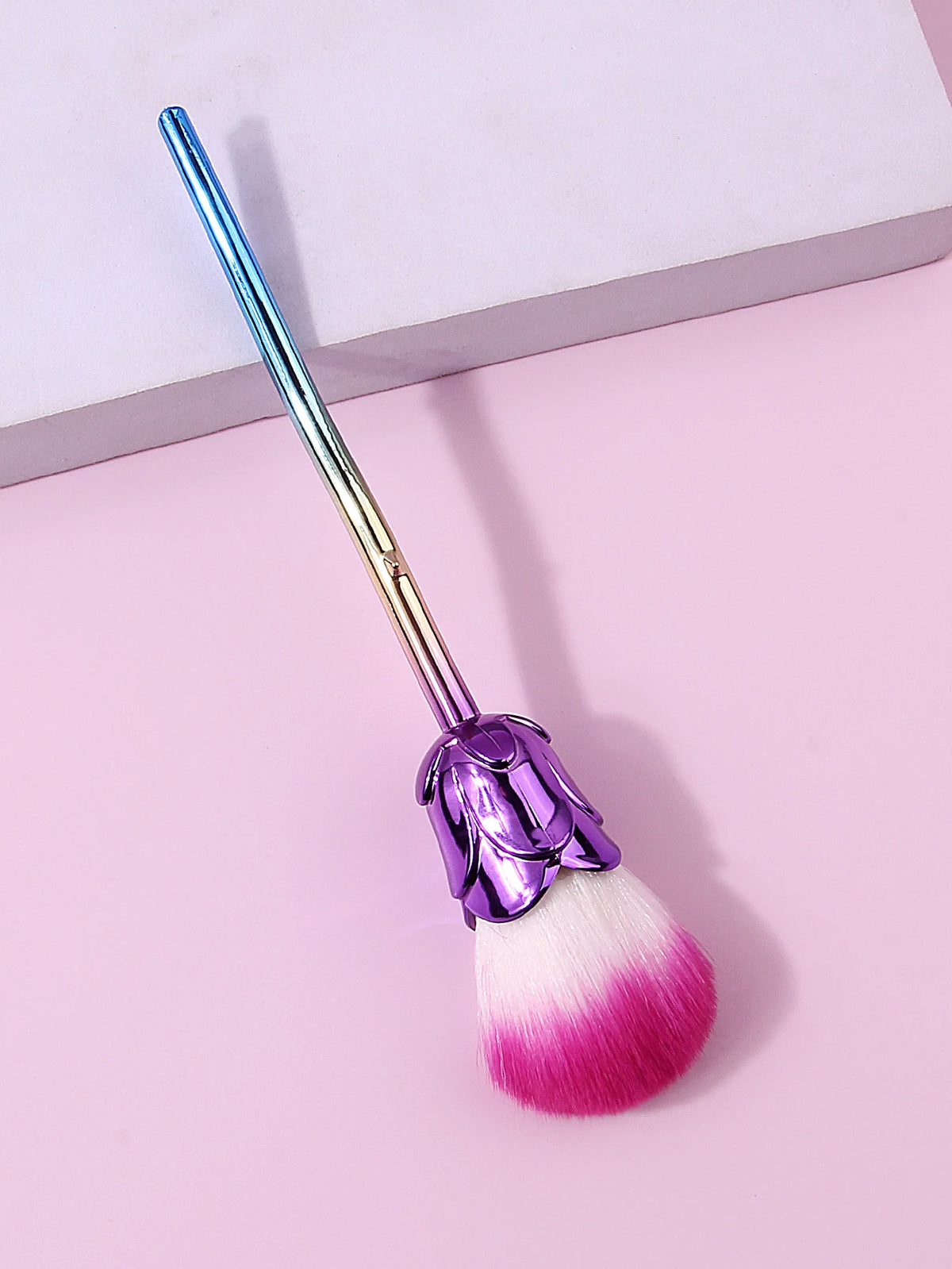 Rose Nail & Makeup Brush Set – Soft Wool Bristles | Nixie