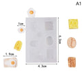 Mini Silicone Mold for Clay Resin DIY Dollhouse Miniatures Silicone Craft Mold Nixie A1