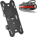Side Mount License Plate Holder LED Light – Sportster S RH1250 Motorcycle License Bracket Nixie Black