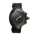 REBIRTH Men's Sports Chronograph Watch – Silicone Strap Men's Sports Watch Nixie black
