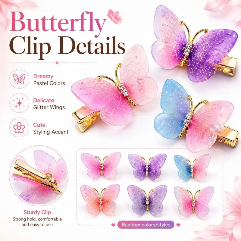 218pcs Flower Hair Accessories Set – Girls Hair Bands & Clips Girls Hair Accessories Nixie