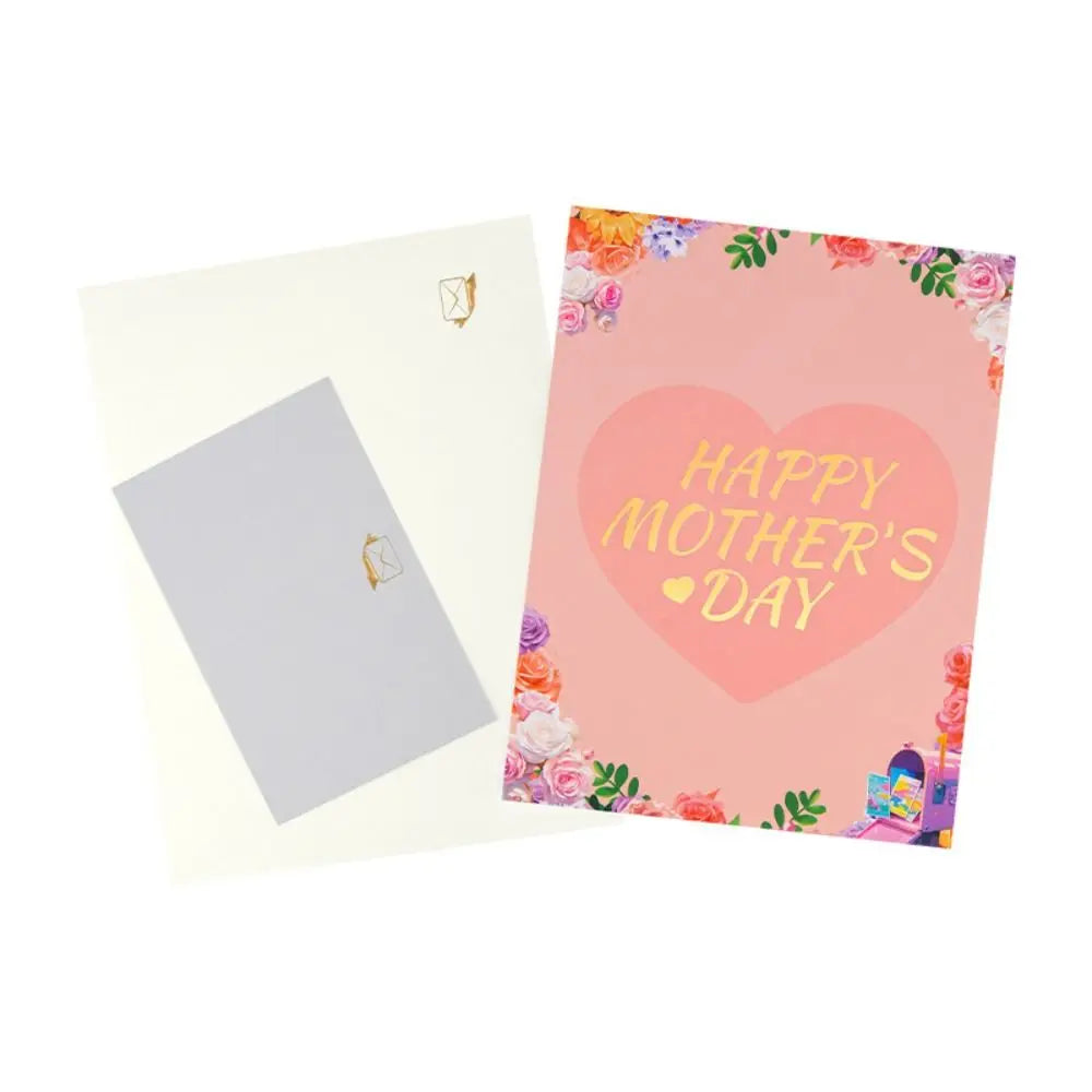 3D Pop-Up Mother's Day Card – Floral Writable Greeting Card Pop-Up Greeting Card Nixie