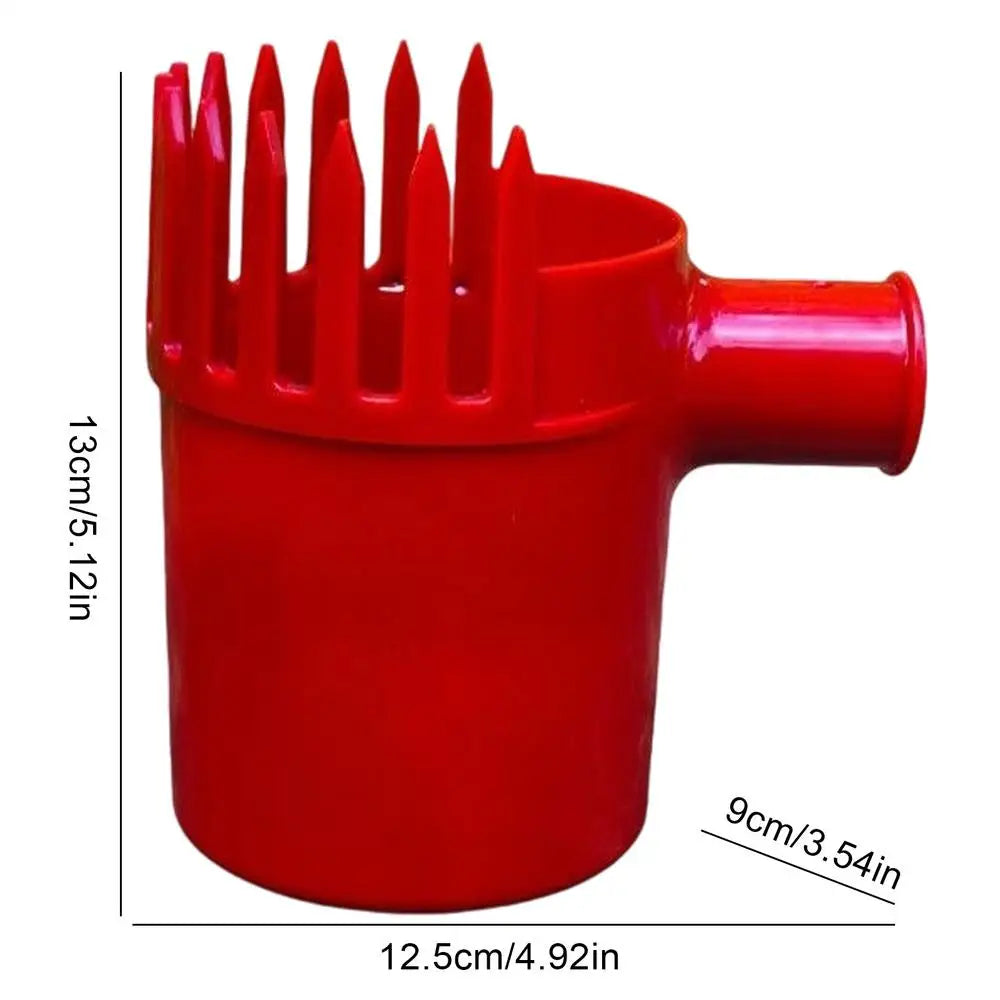 Berry Picker Tool – Fruit Scoop with Comb Teeth & Pole Extension