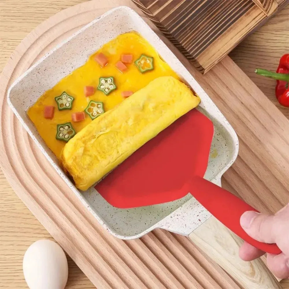 Tamagoyaki Pan – Nonstick Japanese Omelette Pan, Wooden Handle Omelette Pan Nixie