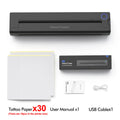 Luck Jingle Wireless Thermal Tattoo Stencil Printer – Bluetooth A4 Tattoo Stencil Printer Nixie A46 add 30pcs