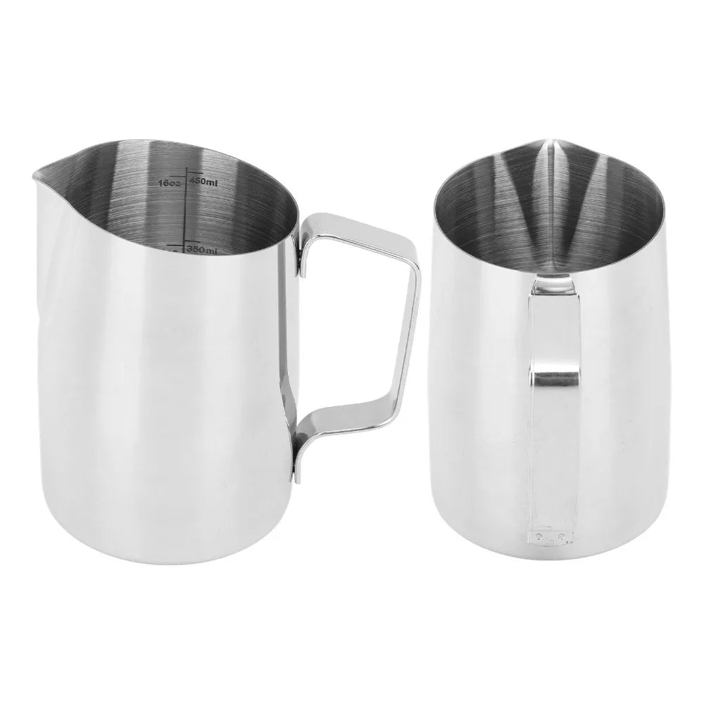 450ml Stainless Steel Milk Frothing Pitcher | Latte Art Jug Milk Frothing Pitcher Nixie
