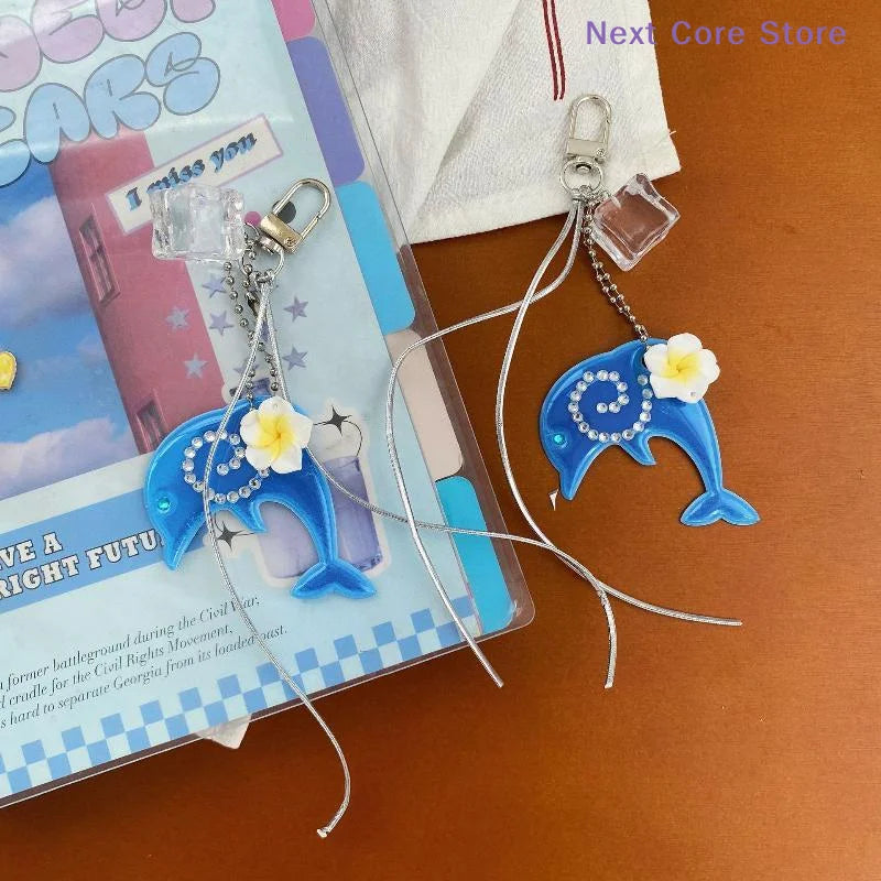 Y2K Cute Dolphin Keychain Bag Charm & Phone Strap Pendant Keychain Bag Charm Nixie