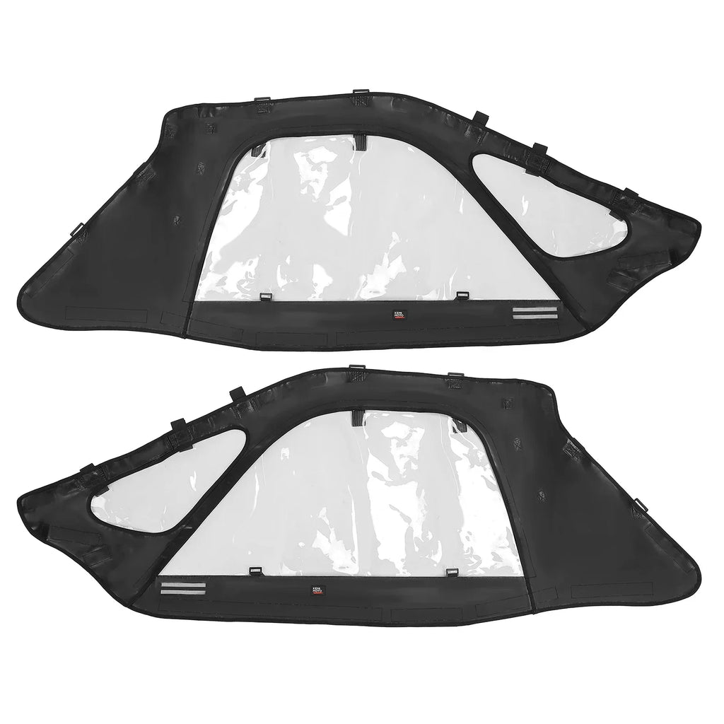 KEMIMOTO Soft Upper Doors Cab Enclosure Polaris RZR PRO XP UTV Cab Enclosure Nixie Soft Upper Door