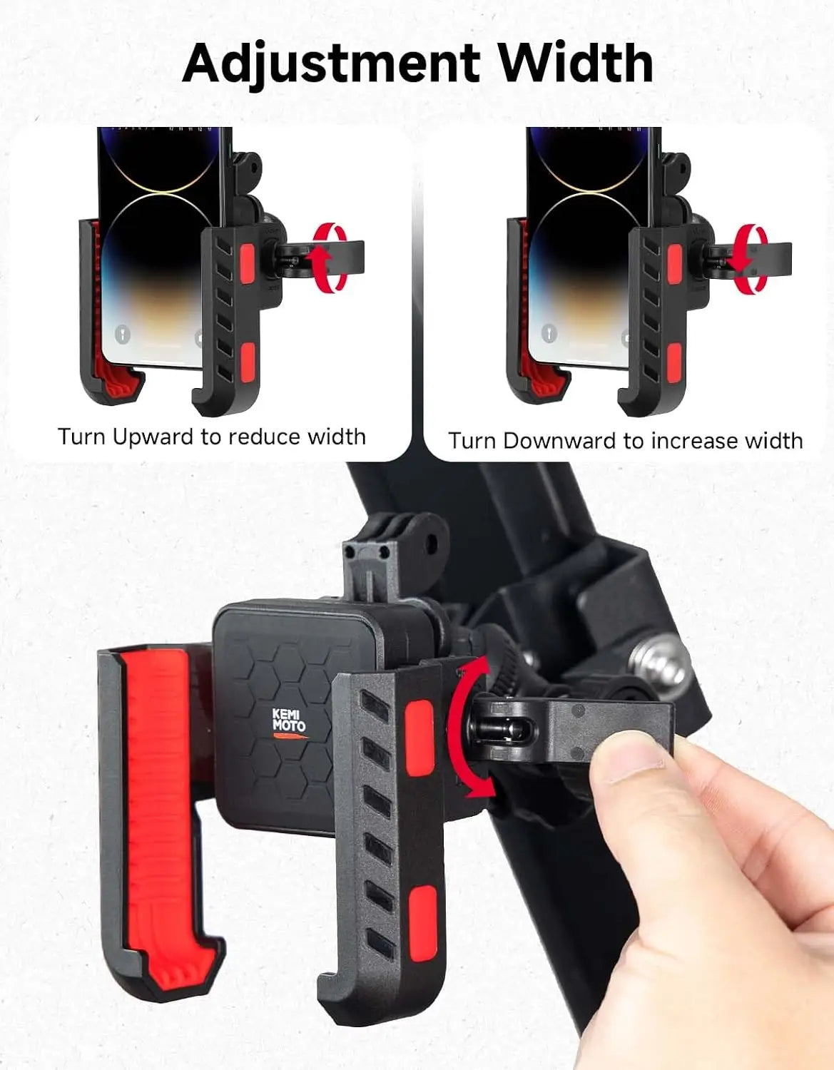 UTV Phone Mount Pro-Fit Cage Anti-Vibration CNC Aluminum UTV Phone Mount Nixie