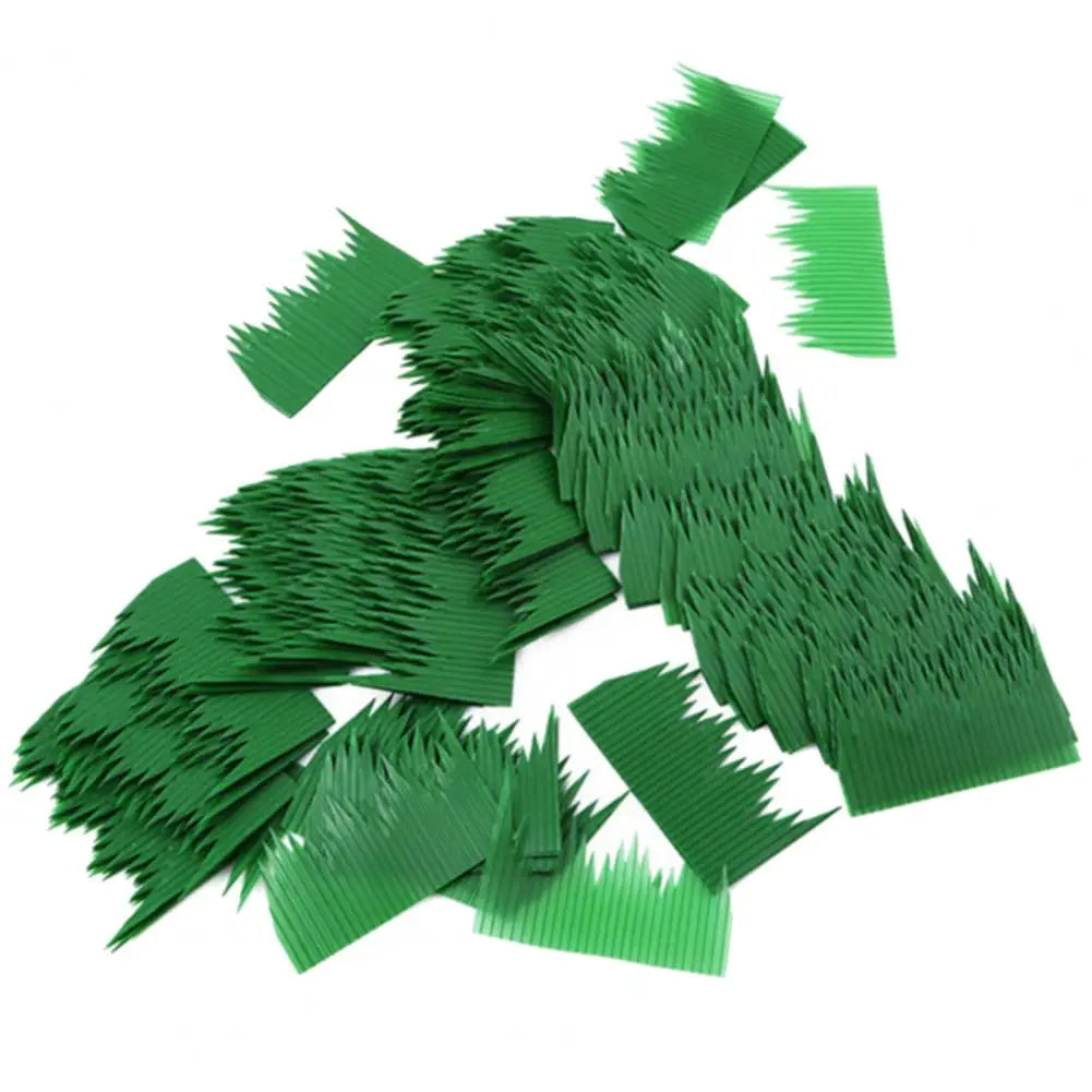 Plastic Sushi Grass Faux Leaf Dividers – 1000 Pcs Bulk Pack Sushi Grass Dividers Nixie