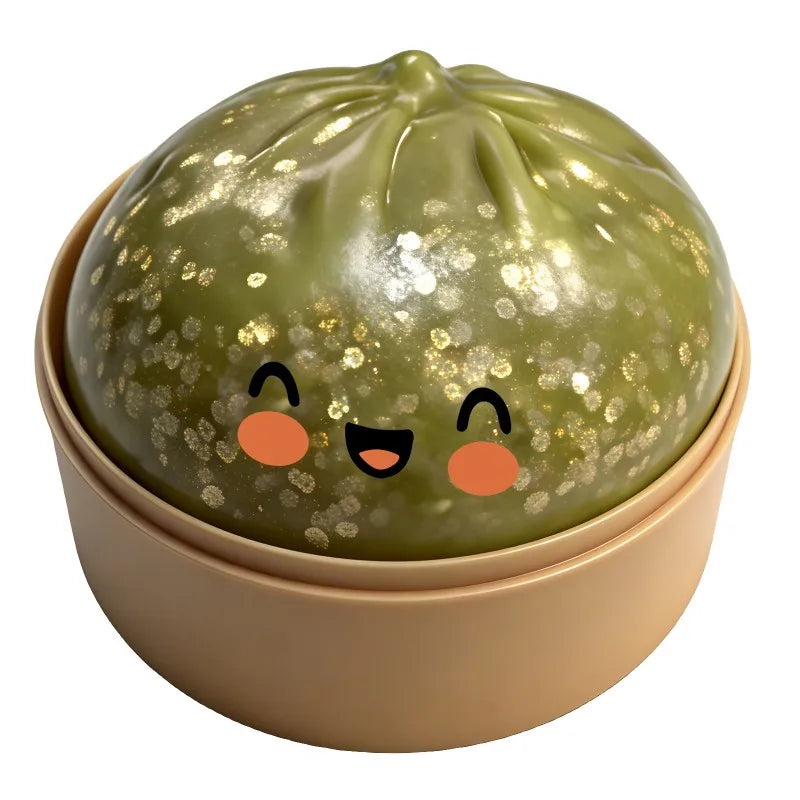 Squishy Cheese & Dumpling Fidget Squeeze Ball Toy – Slow Rise