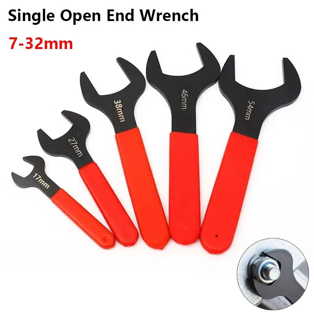 Thin Single Open End Wrench 15° Offset 7-32mm Metric Spanner Open End Wrench Nixie
