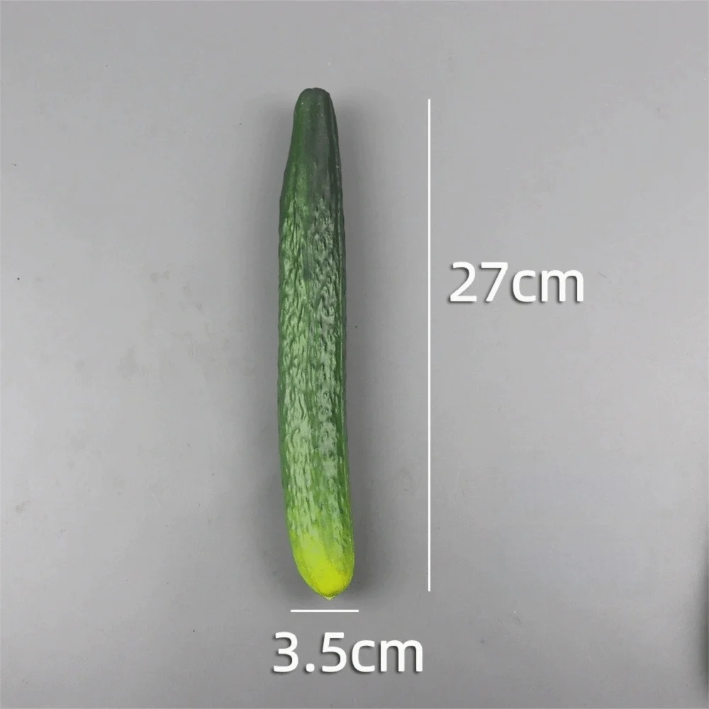 PU Artificial Vegetable Ornaments | Realistic Fake Food Props Artificial Food Decor Nixie Cucumber