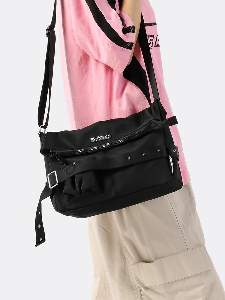 Nixie Retro Motorcycle Messenger Bag | Crossbody Shoulder Bag Crossbody Messenger Bag Nixie