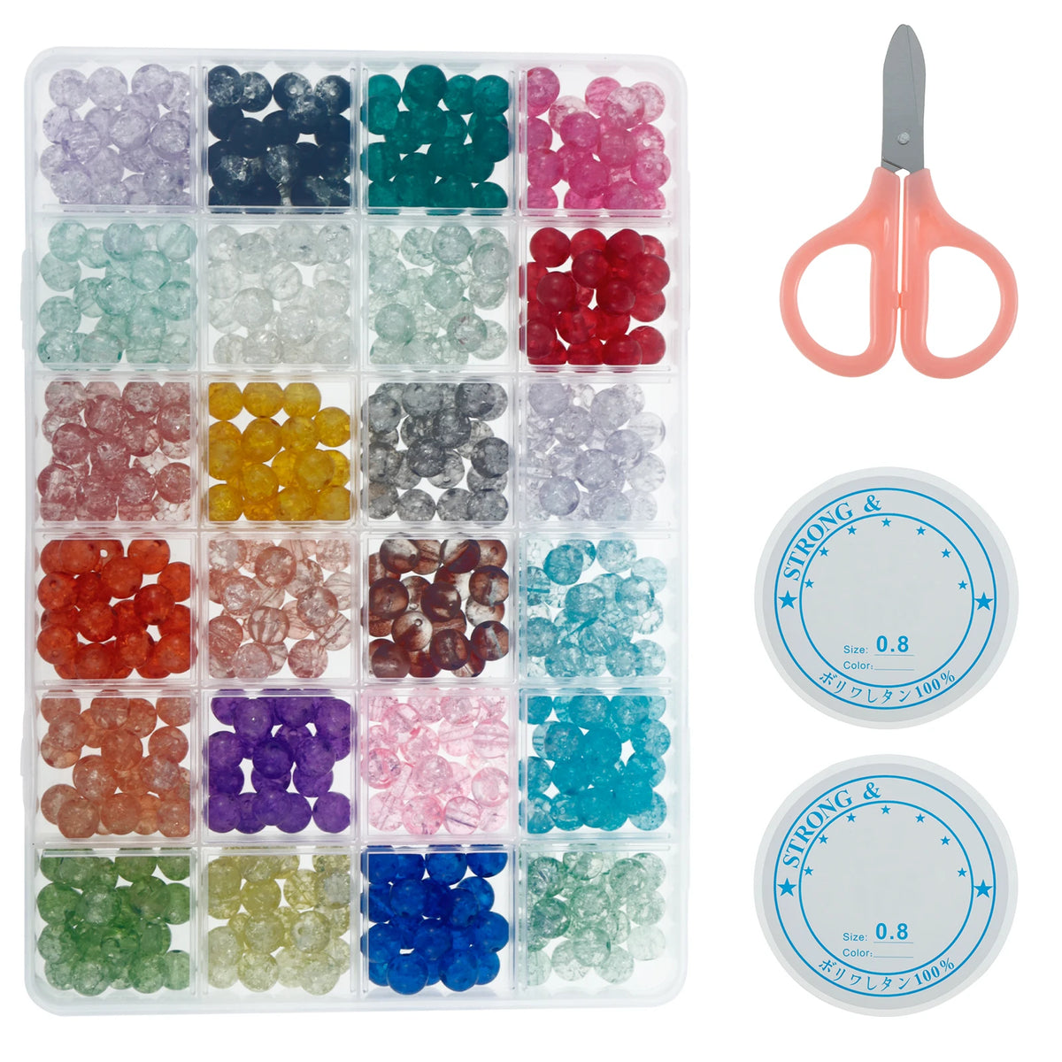 Glass Beads Bracelet Making Kit – DIY Jewelry Craft Set Beading Craft Kit Nixie