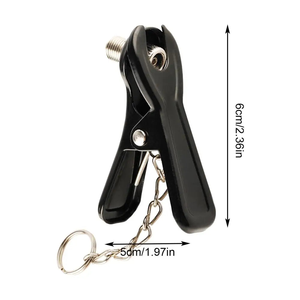 Tire Inflator Air Chuck – Multi-Use Bike Pump Nozzle Adapter Bike Pump Adapter Nixie Black