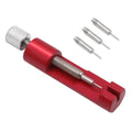 Watch Band Link Remover Kit – Stainless Steel, 3 Pins Included Watch Repair Tool Nixie Red