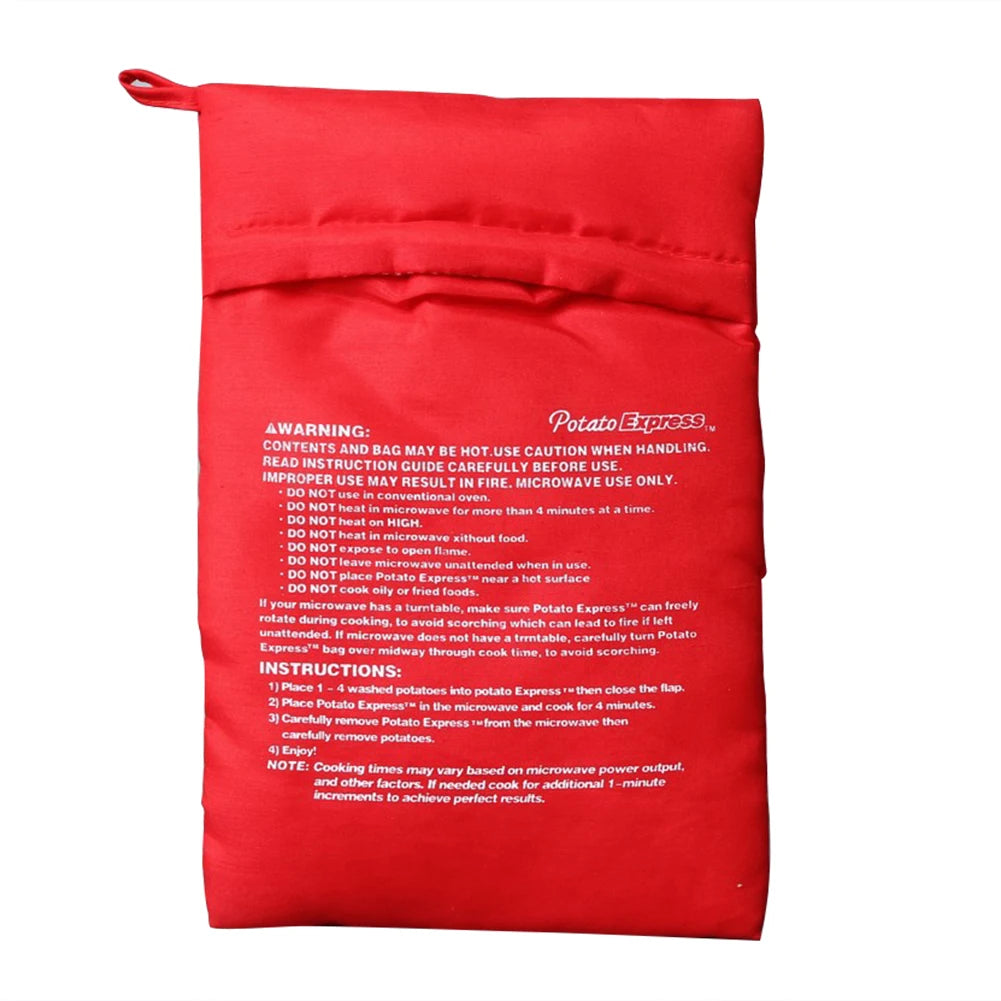 Reusable Microwave Potato & Bread Heating Bag | Washable Cooker Microwave Cooker Bag Nixie Potato heating bag