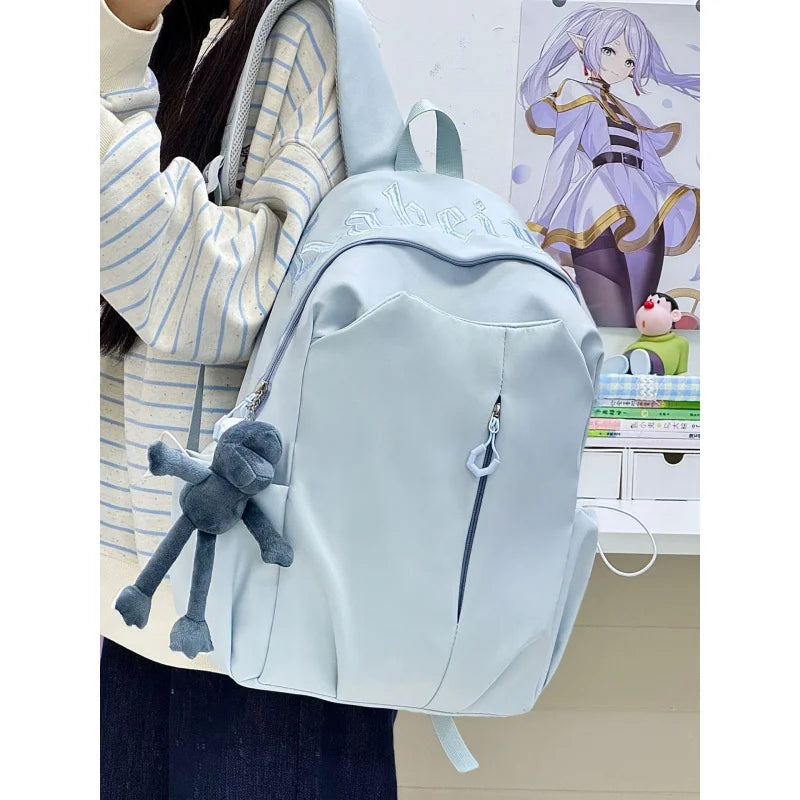 Large Capacity Japanese Forest-Style Backpack | Unisex Nylon School Backpack Nixie