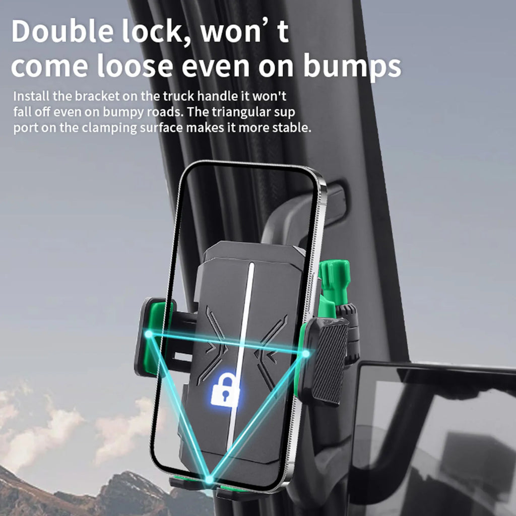 A Pillar Grab Handle Phone Mount 360° for Truck SUV Van Vehicle Phone Mount Nixie