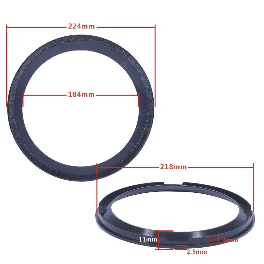 Speaker Trim Ring Bezel 3–8 Inch | Black Silver Gold ABS