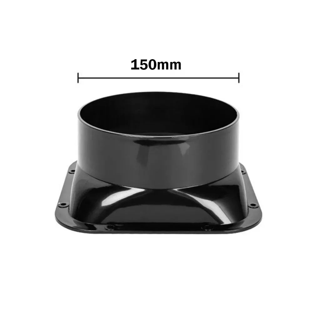 ABS Wall Flange Connector – Exhaust & Ventilation Pipe Coupling Ventilation Pipe Connector Nixie 150 -