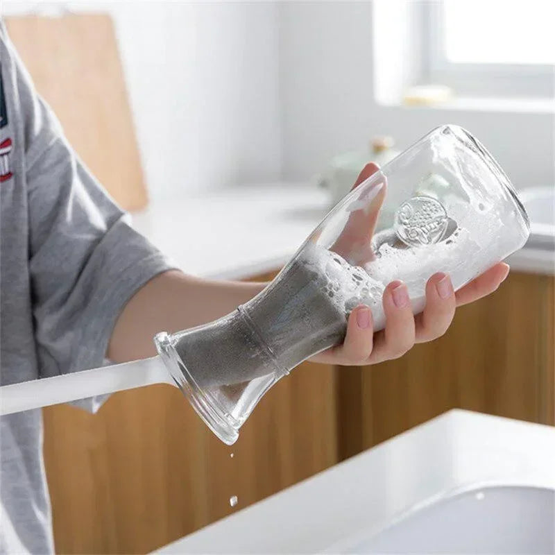 Long Handle Sponge Bottle Brush – Thermos & Cup Cleaner Bottle Cleaning Brush Nixie