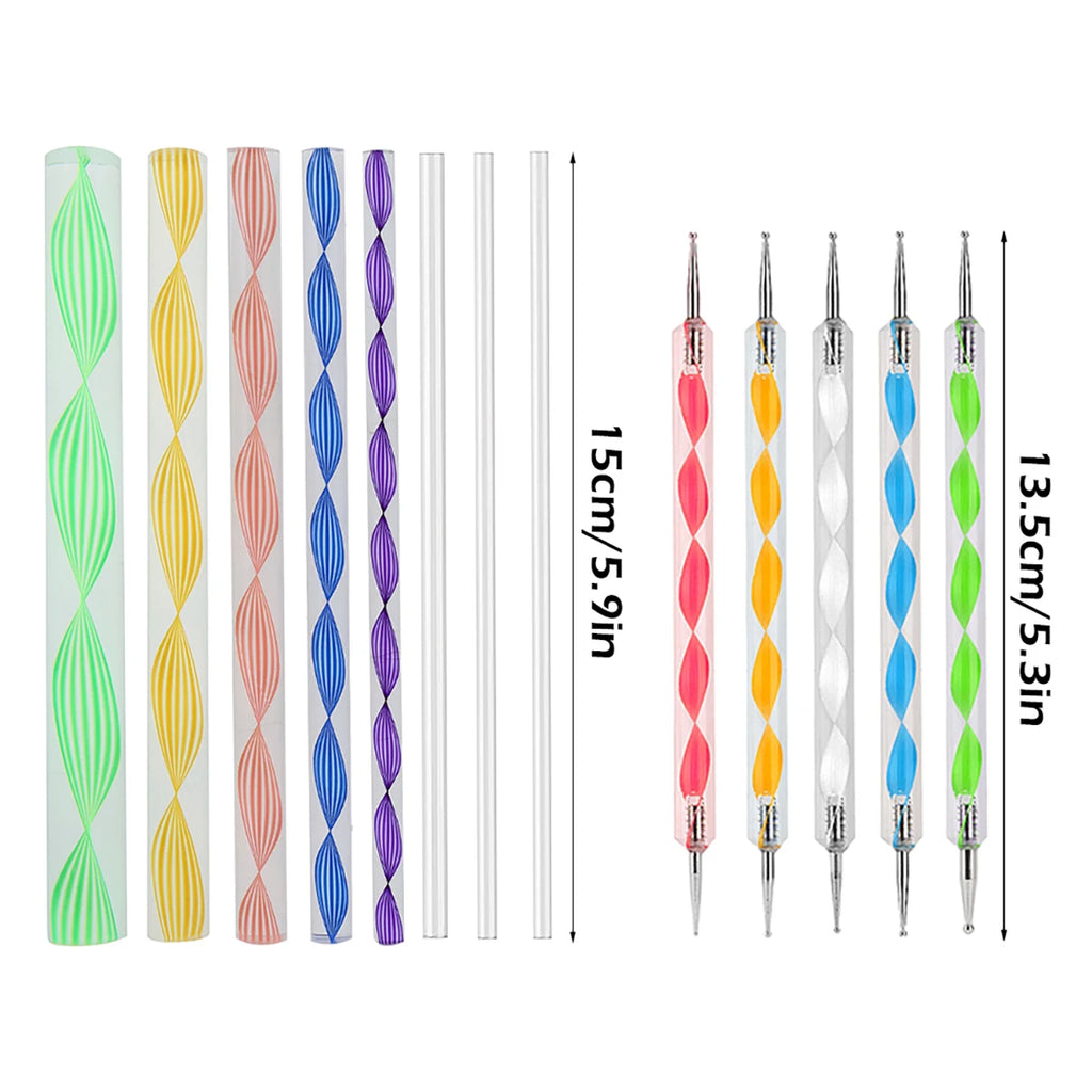 Mandala Dotting Tools Kit – Rock Painting Pens & Stencils Mandala Art Tool Kit Nixie