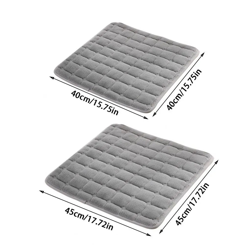 Soft Flannel Seat Cushion 45x45cm – Non-Slip Square Chair Pad Chair Seat Cushion Nixie